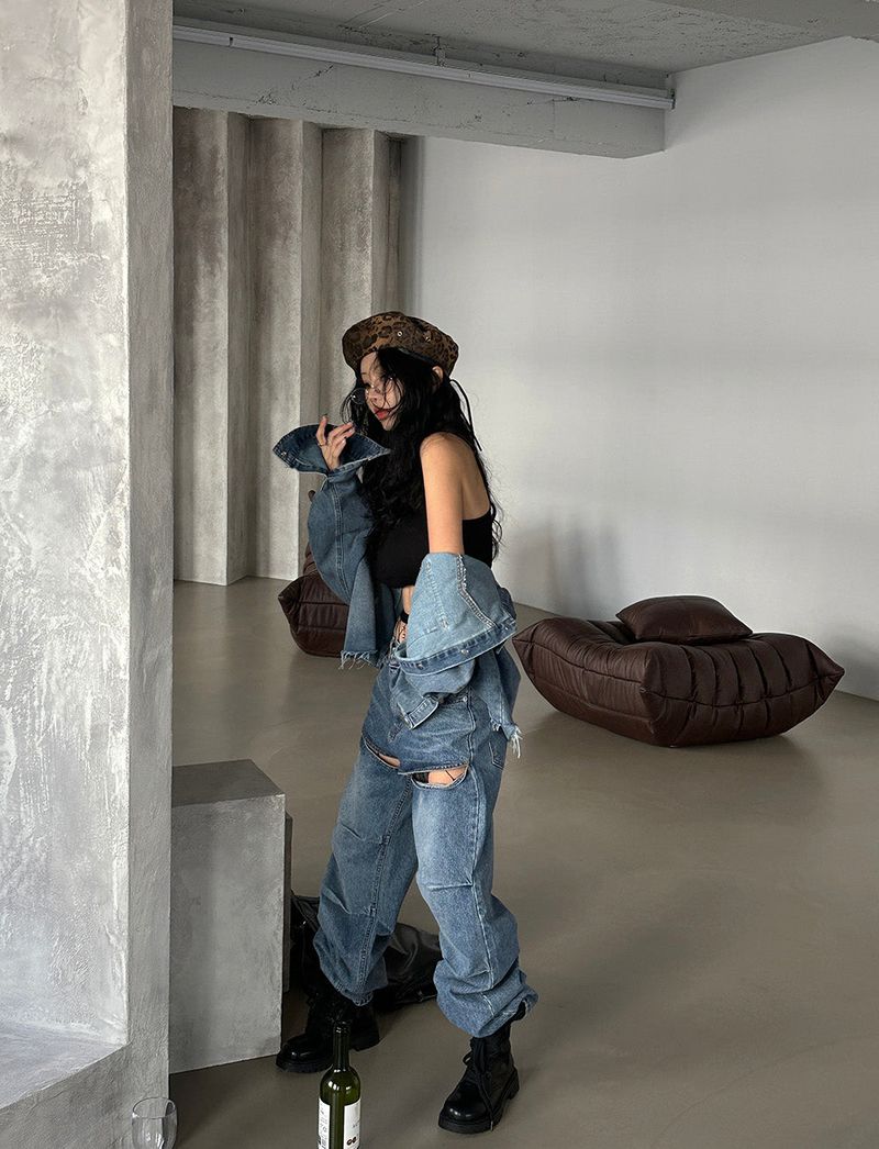 Bart Shirt Pad Jean Jacket