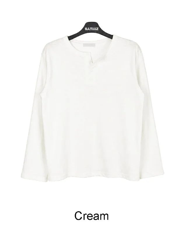 Lato Henley Neck Long Sleeve