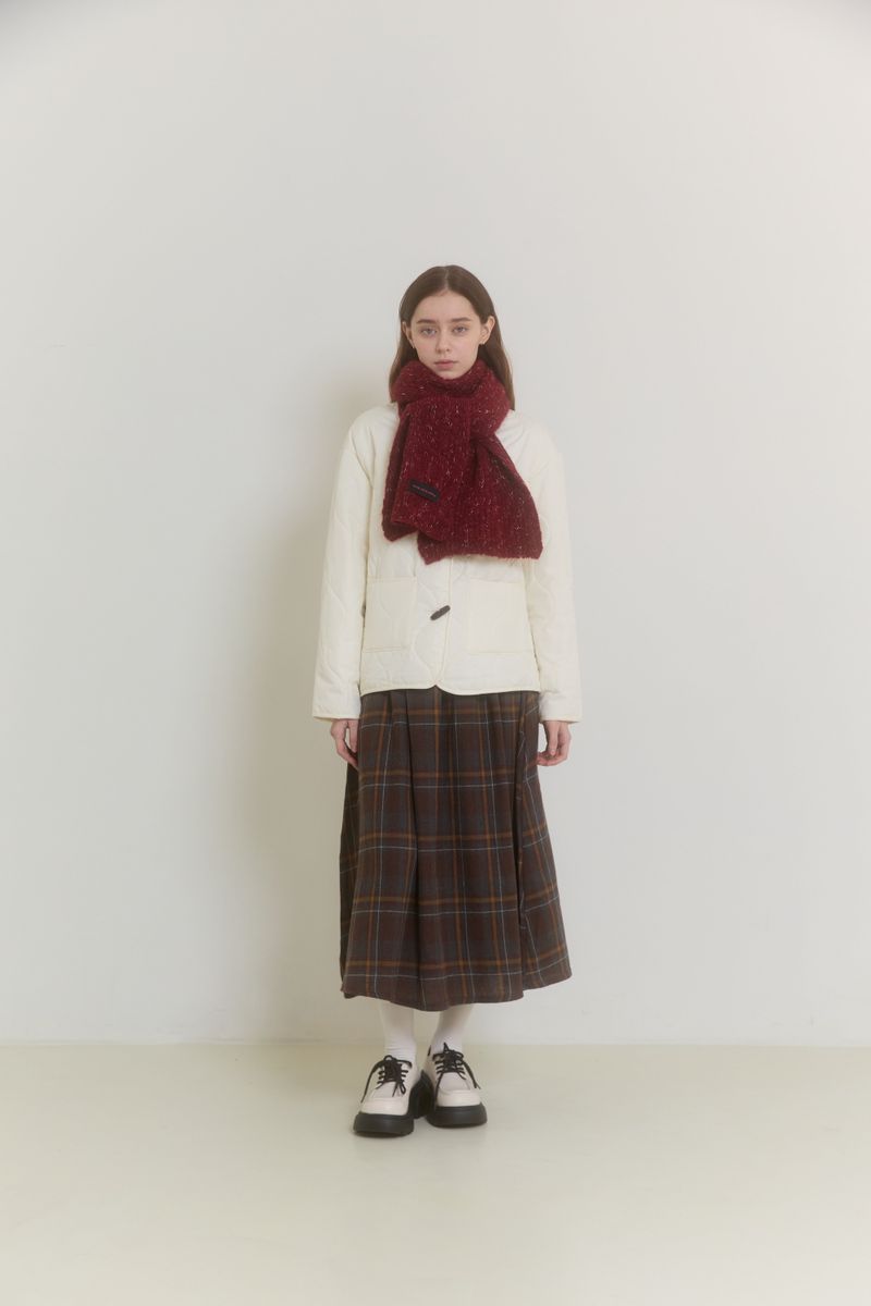 PINK PINEAPPLE（ピンクパイナップル）の「DREAMY FUR QUILTING JUMPER（Jackets/Outerwear）」