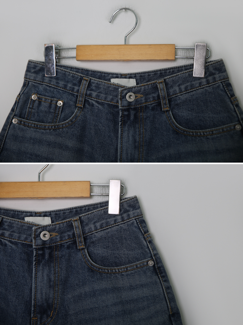 Vintage Bermuda Wide Denim Shorts
