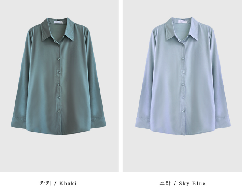 Teed Standard Shirt Blouse / 14 colors