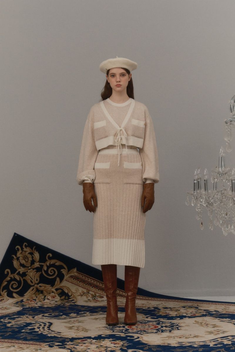 ROMANCHIC(ロマンシック)の「Bolero knit set(Tops)」