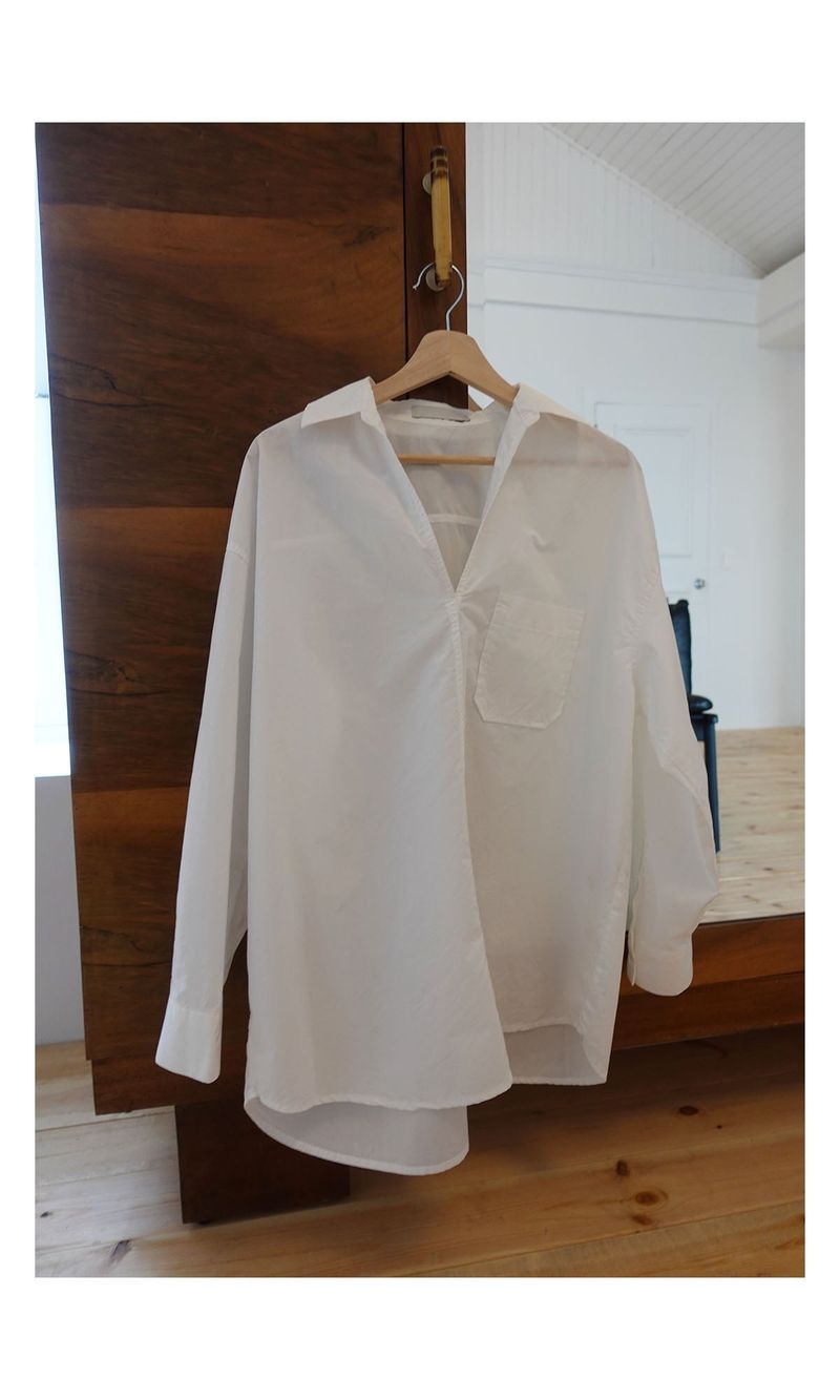 non button white shirts