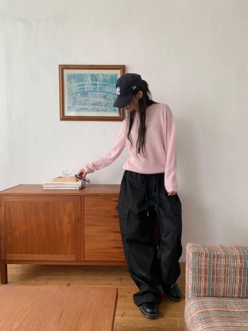 MOHAIR WHOLEGARMENT KNIT (3C)