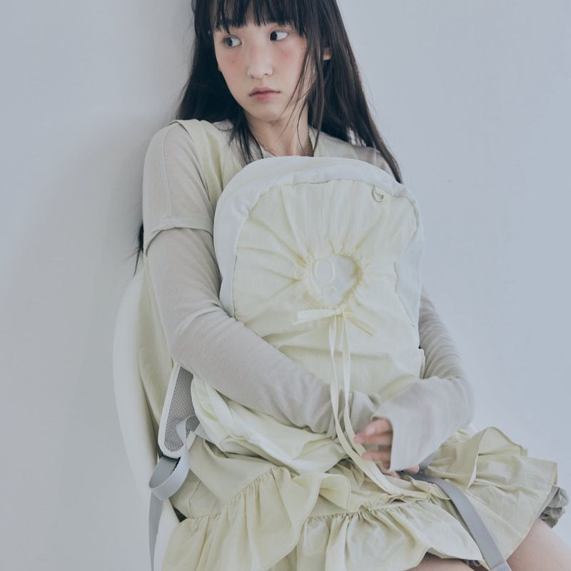 hole string po backpack (light yellow)