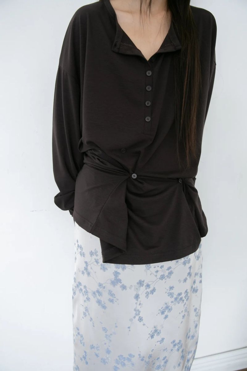 loop button over loose top(4colors)