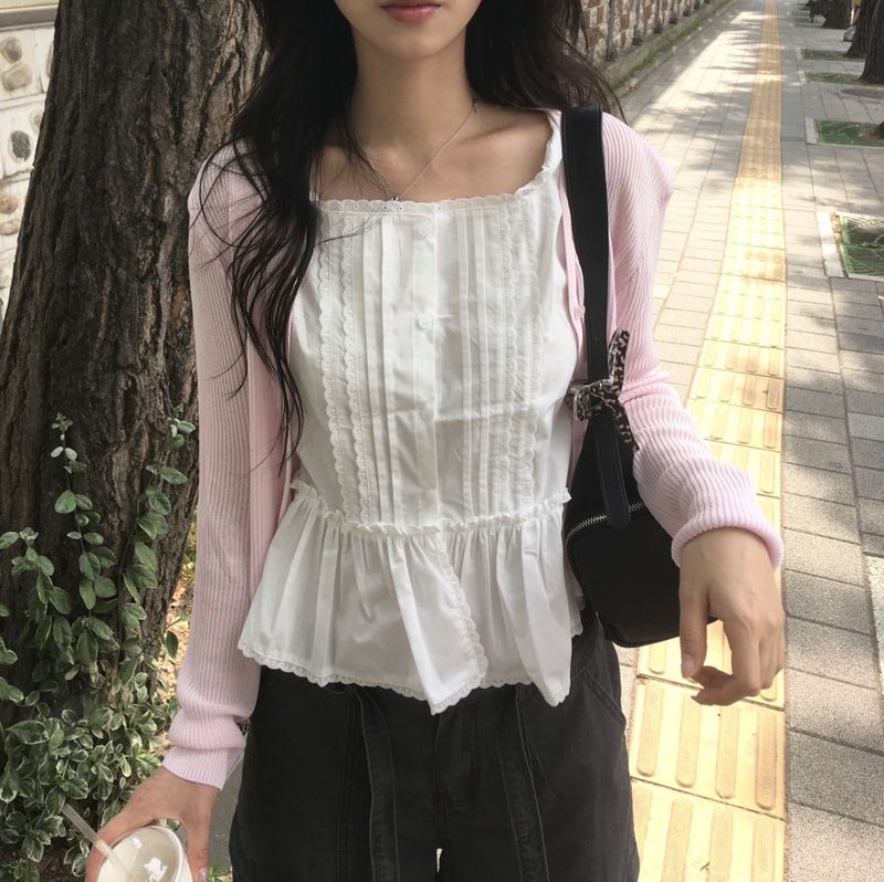 Summer rib cardigan