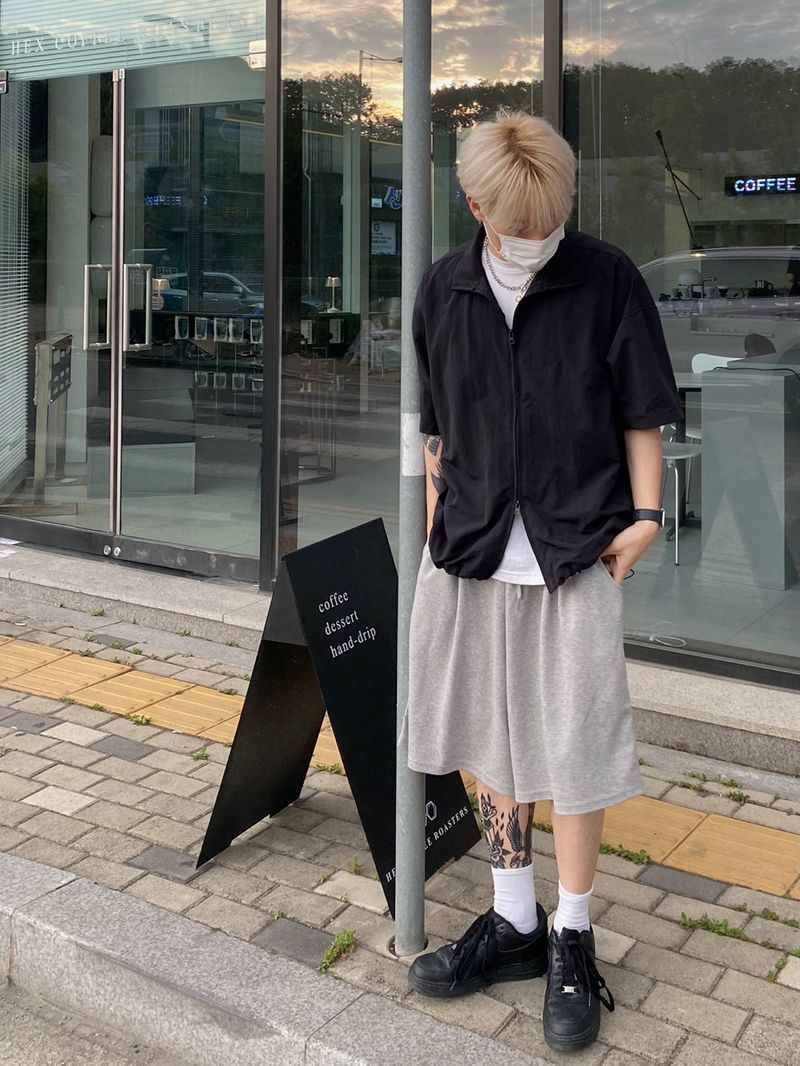 Basic Sweat Bermuda Pants 2C