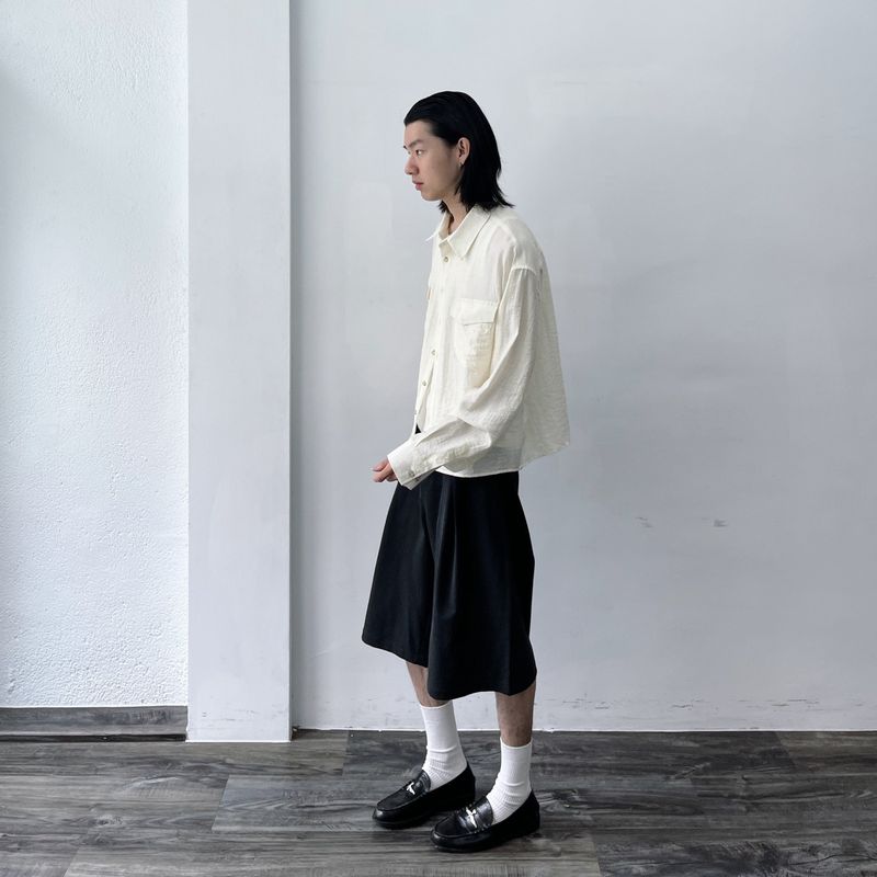 Urban Crinkle Flap Pocket Shirt