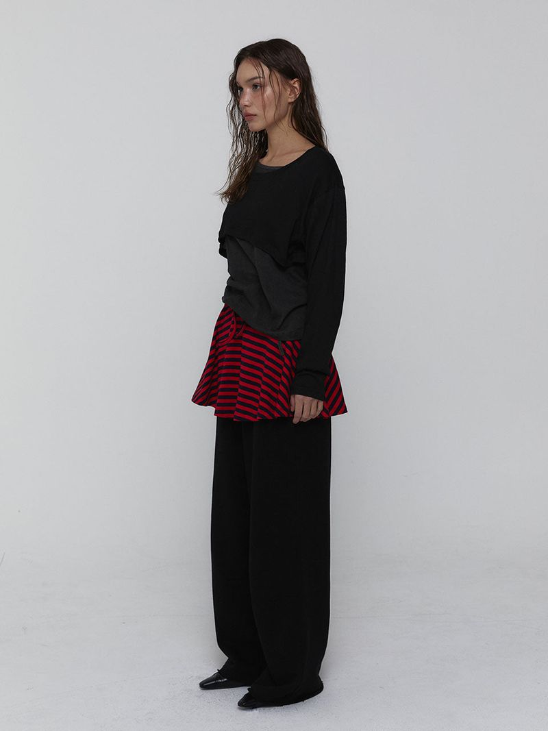 Pigment Cotton Pants_Black