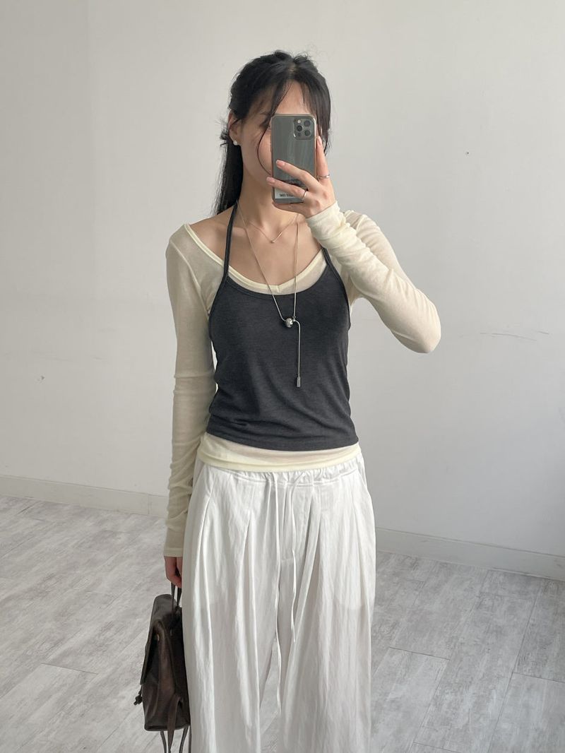 INCHANT ME(インチャントミー)の「Morning Halterneck Sleeveless(Tops)」