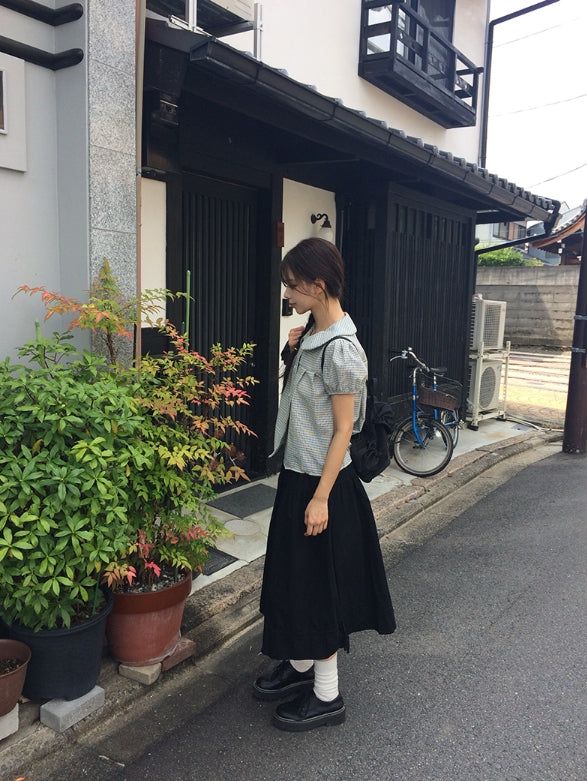 Iseo Strap Flare Banding Long Skirt