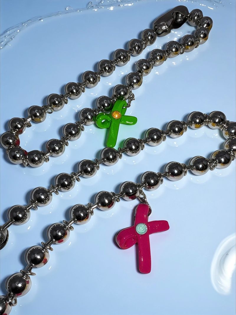 ENE（エン）の「プレイジューシー (custom necklace)カスタムネックレス*金属アレルギー対応（アクセサリー）」