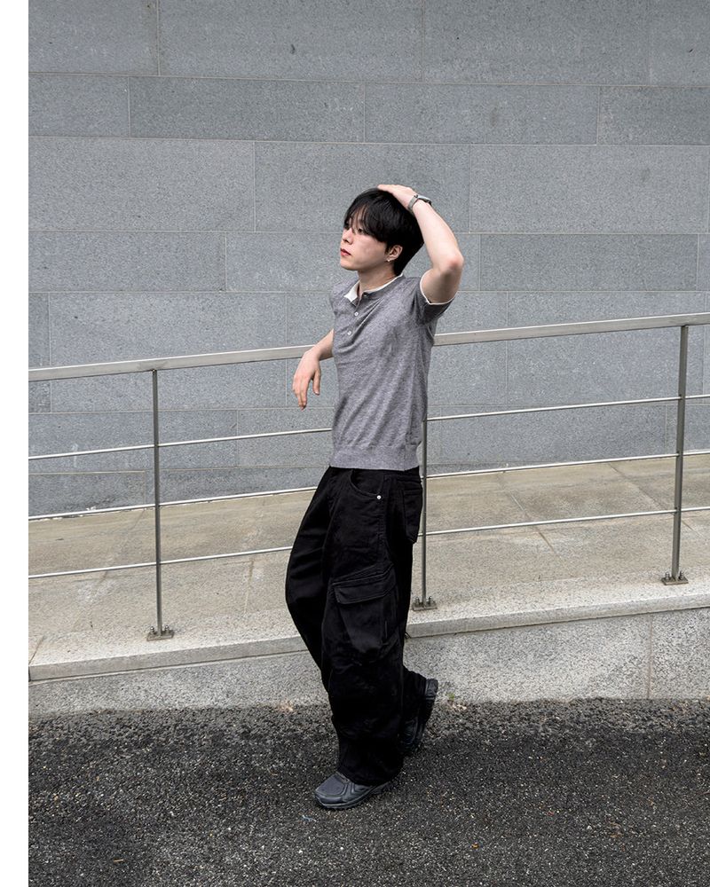 Raun Curved Cargo Wide Pants