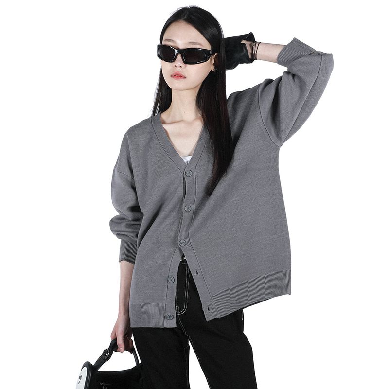 C Wear by the Genius（シーウェア バイザジーニアス）の「OVERSIZED CARDIGAN GRAY（）」