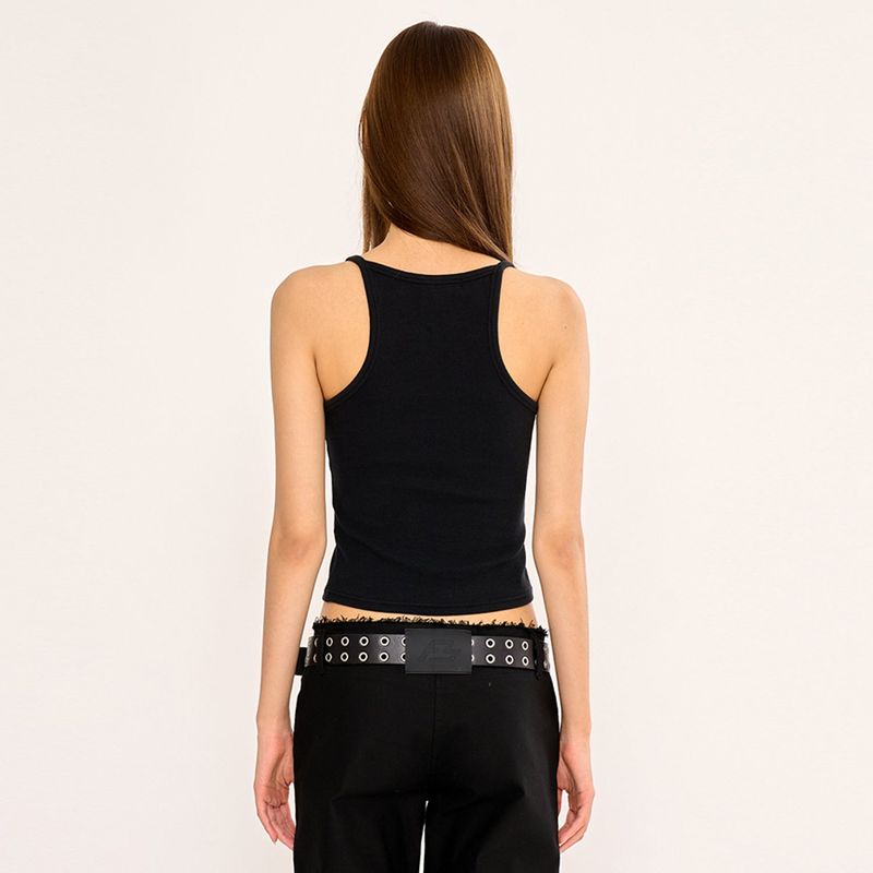 Low Tank Top - Black