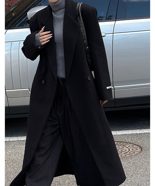 [Unisex] Max double long coat(2color)