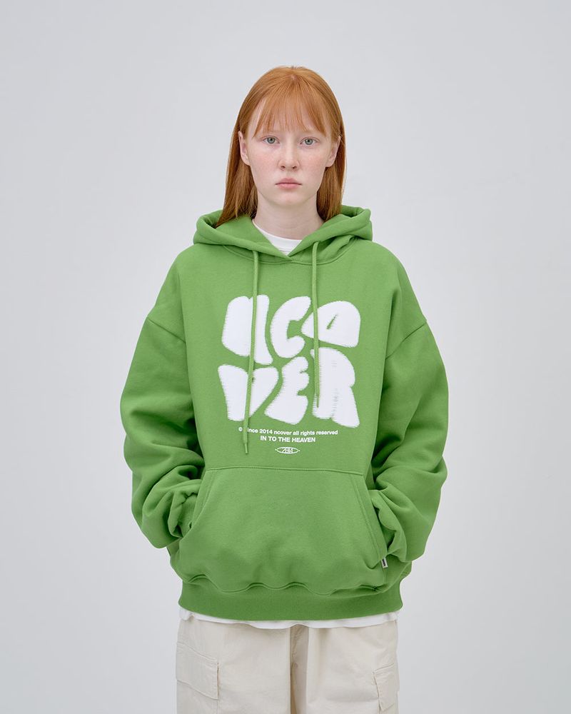 POINTAGE LOGO HOODIE - OLIVE GREEN