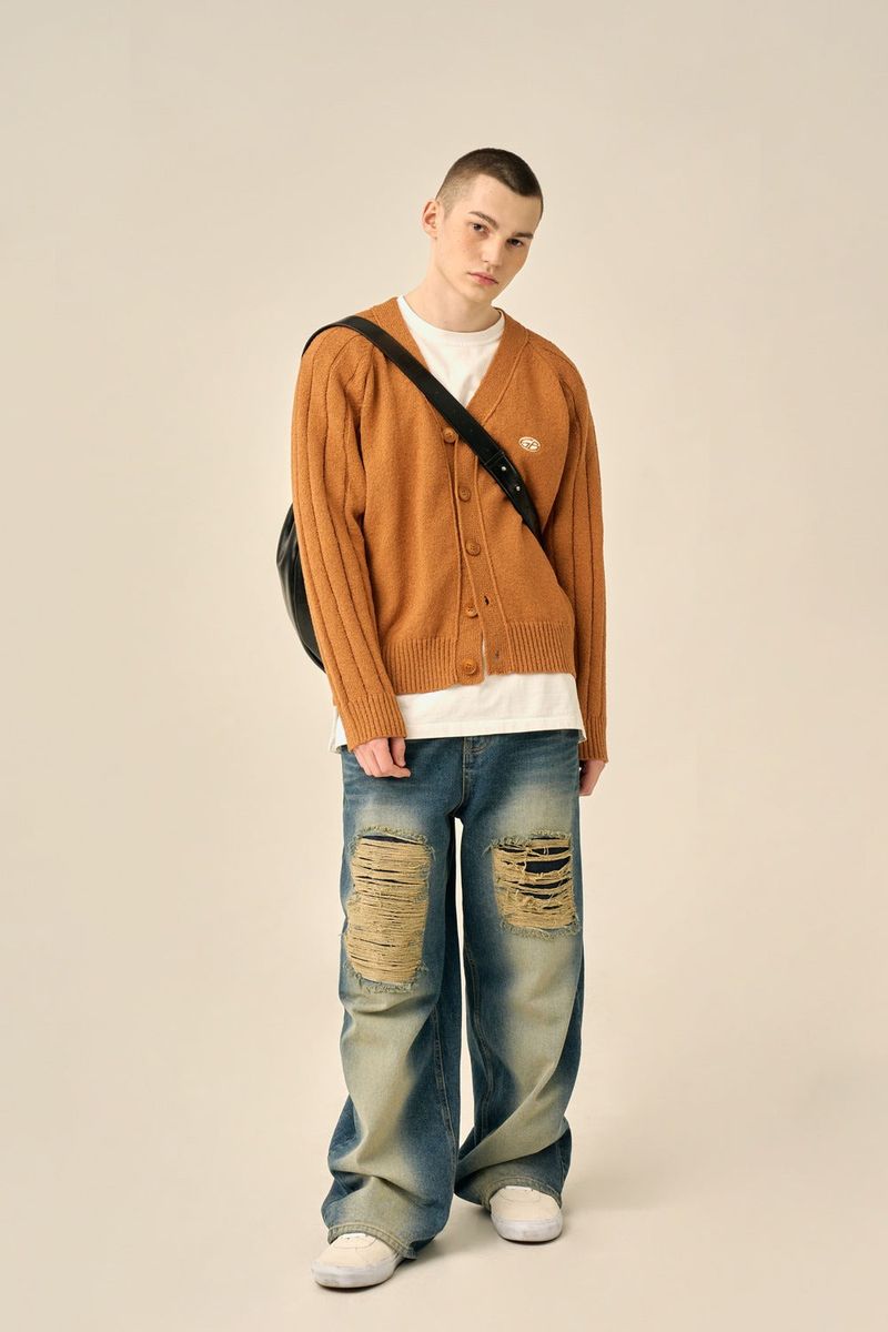 DAMAGE POINT WASHED DENIM