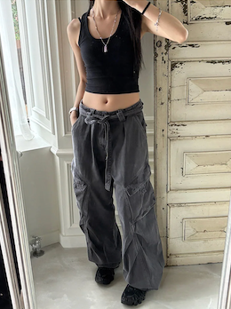 [BASIC ITEM] Rib crop sleeveless(9color)