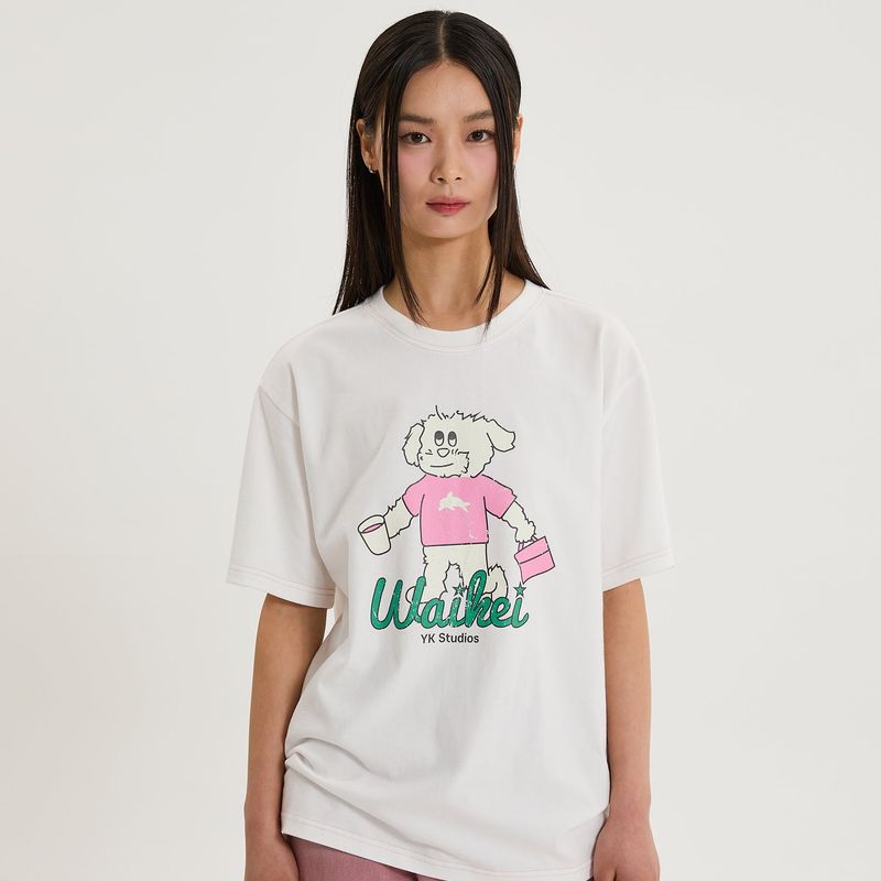 ヴィンテージグラフィックハーフスリーブTシャツ