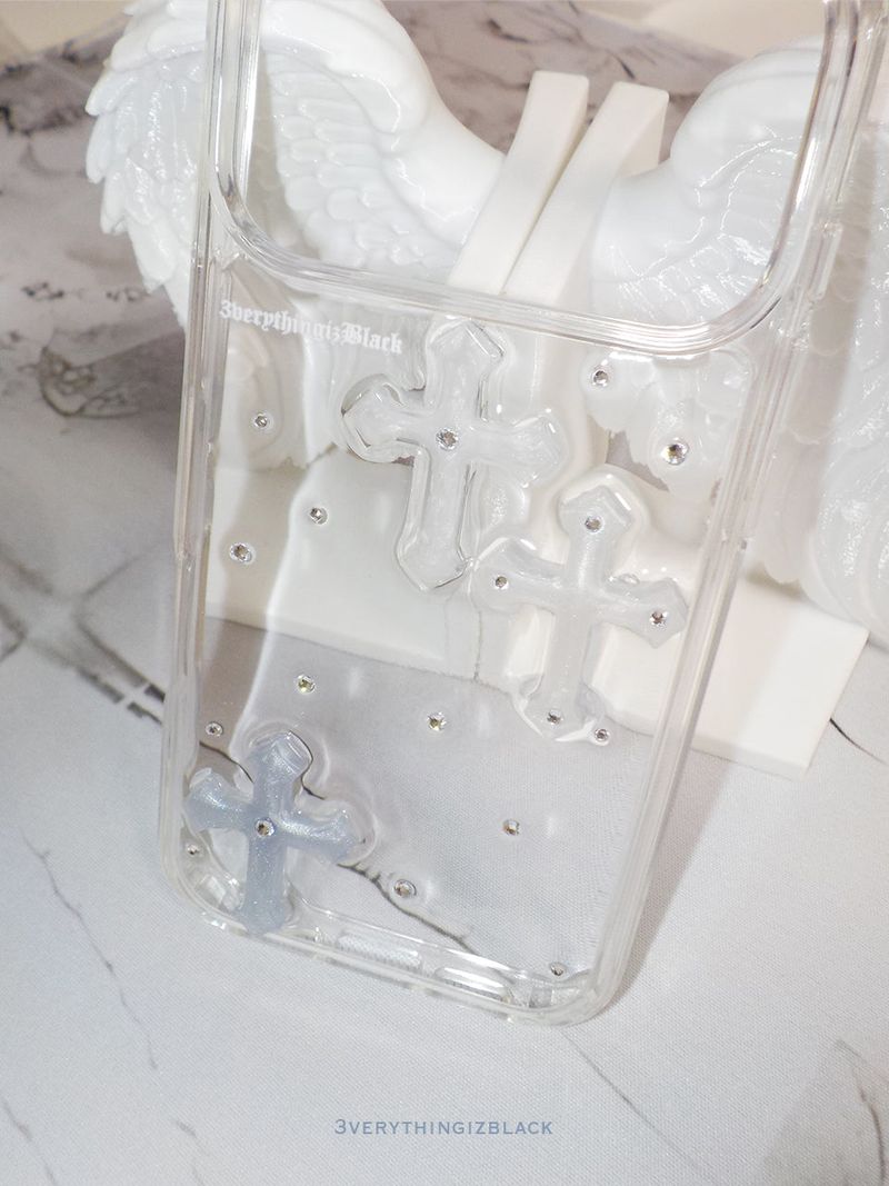 pearl cross resin case