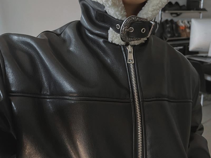 [Premium] ASCLO Western Buckle Mustang Jacket