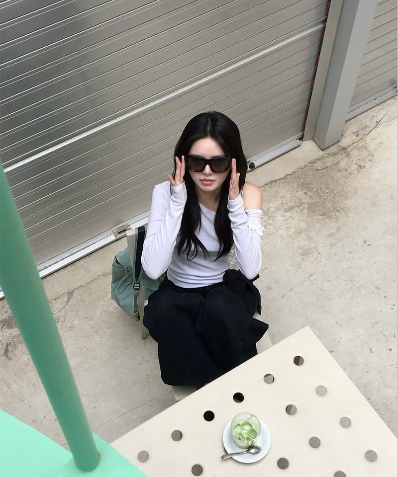 Frill Long Sleeve T-shirt