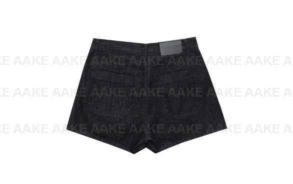 (NON-FADE) RAW DENIM SHORTS