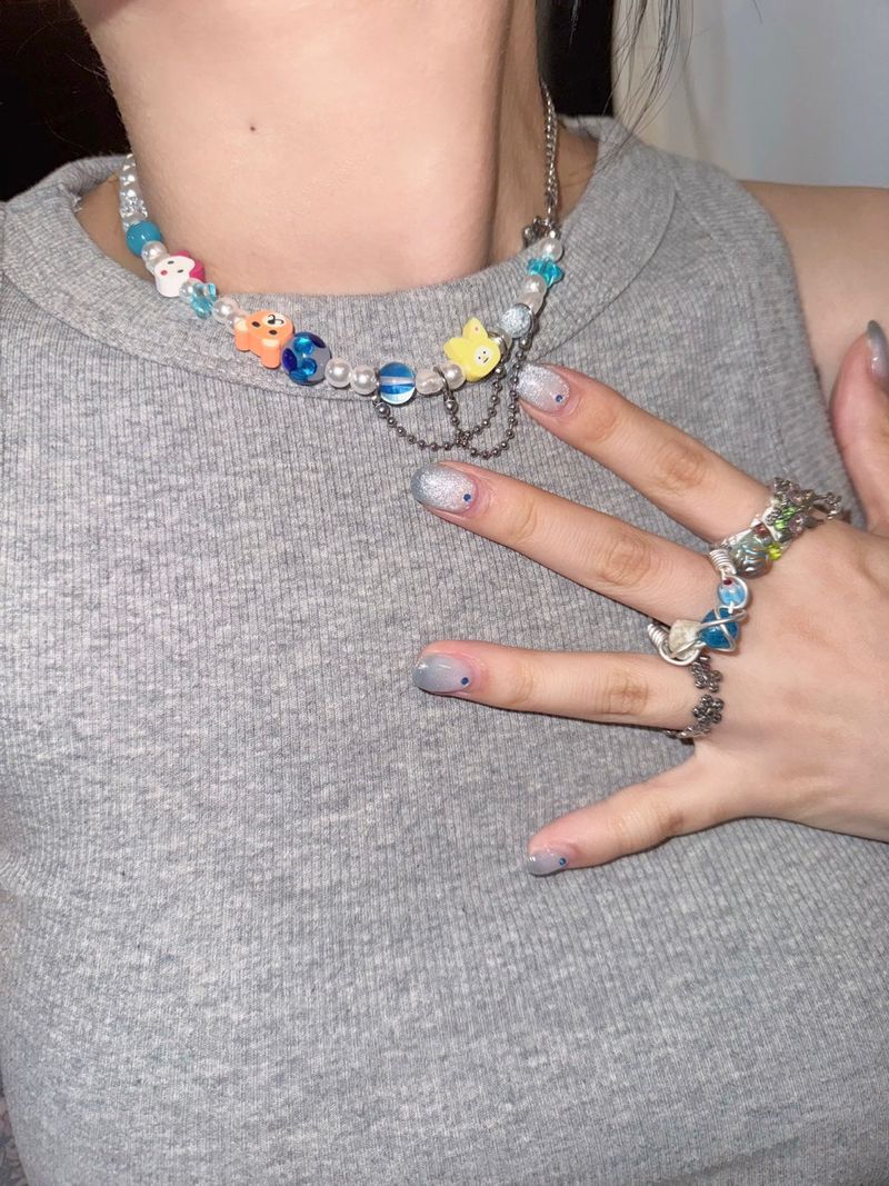 Blue ocean twist ring