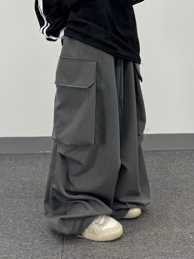 slacks cargo balloon pants