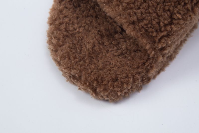 G'day furry sandals (brown)