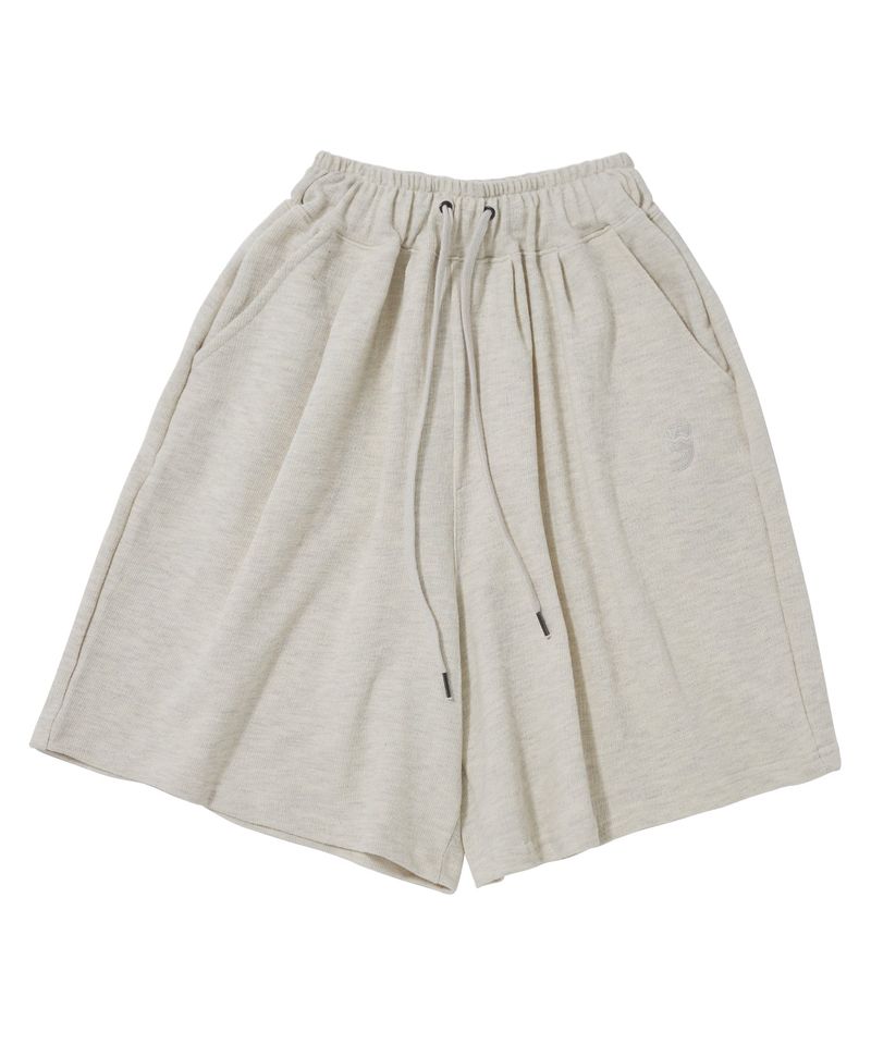 A NOTHING（アナッシング）の「PIN-KNIT WIDE 1/2 PANTS (Oatmeal)（Pants）」