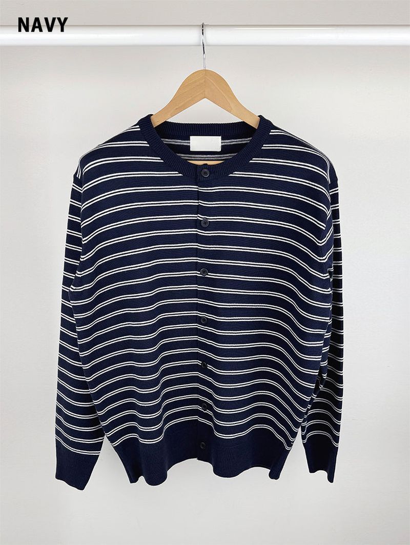 SS STRIPE CARDIGAN (3C)