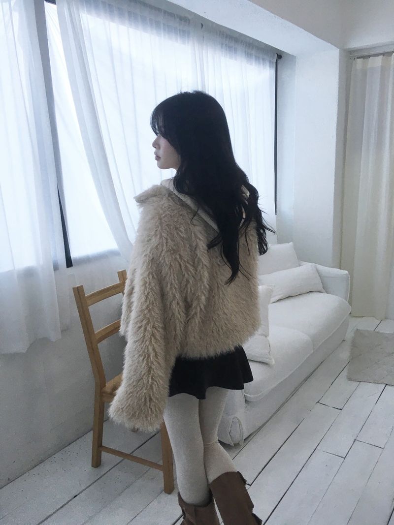 Swan Fur Jacket