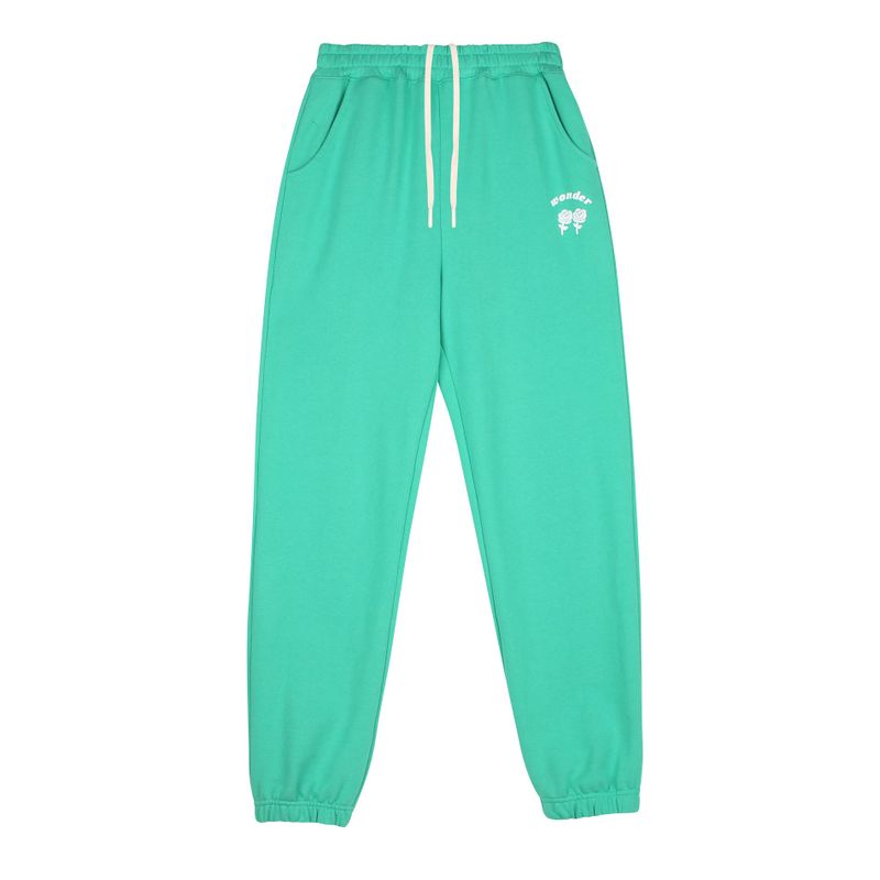 wonder visitor（ワンダービジター）の「Happy Logo jogger pants [Green]（Pants）」