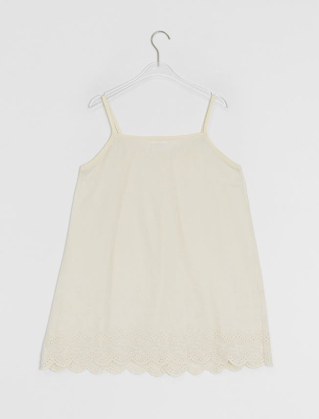 Uhari Lace Shirring Bustier Sleeveless