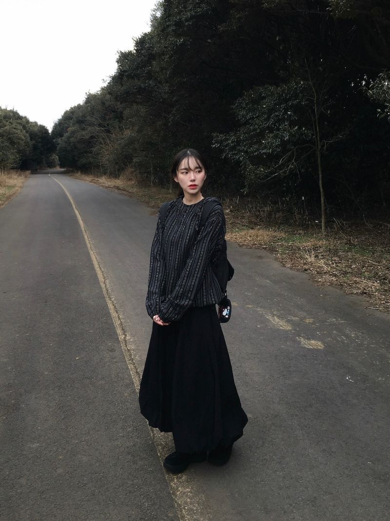 Daily Wide Balloon Skirt (2c)  