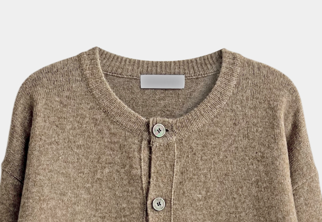 Distro Everyday Round Knit Cardigan