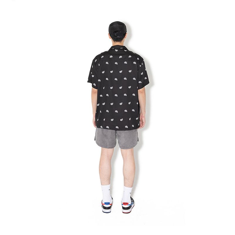 PAISLEY HALF SHIRTS black