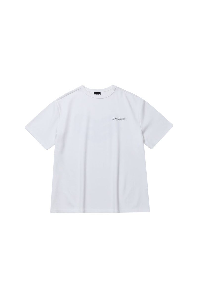 BLUR HEART T-SHIRTS_WHITE