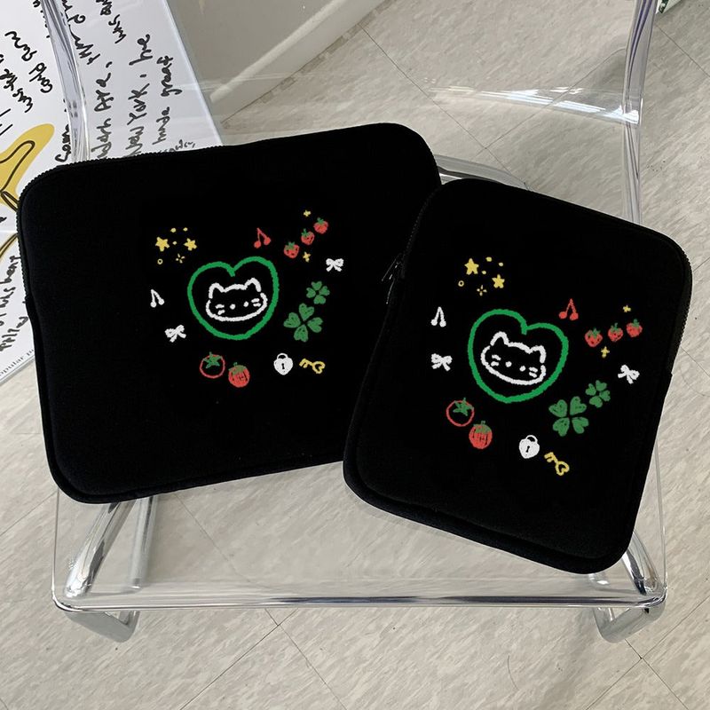 [withsome made] Somecat Tattoo iPad Pouch
