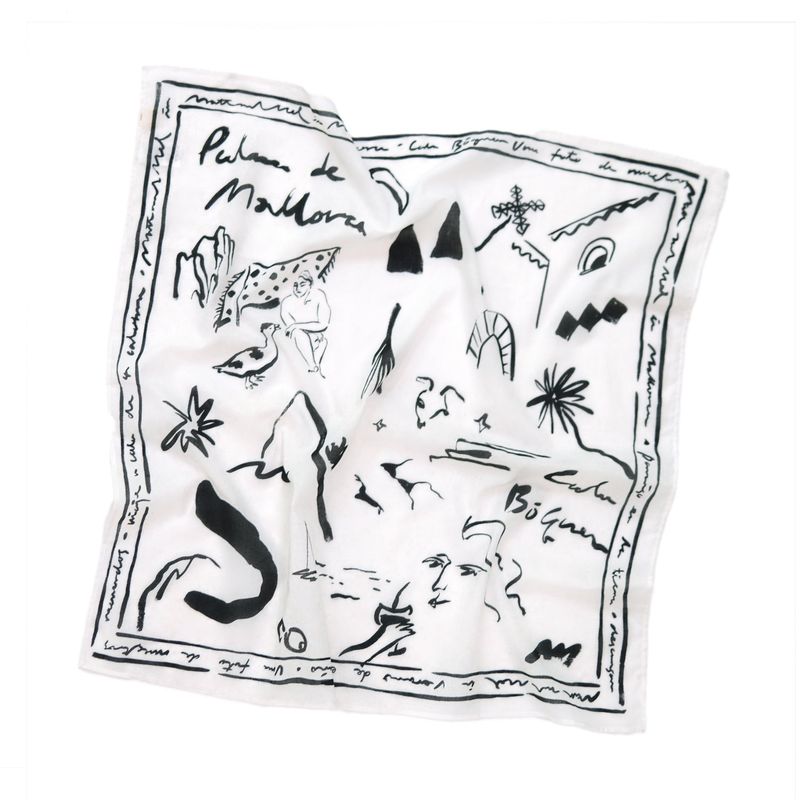 [Organic Scarf] Mallorca - White