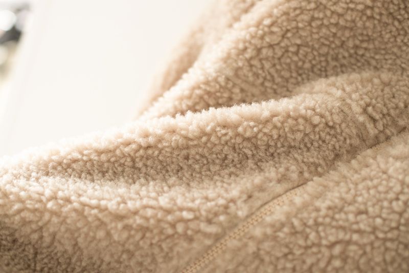 Boucle zip-up (Beige)