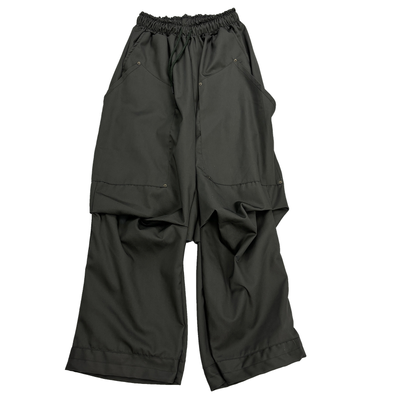 hammer cotton pintuck pants