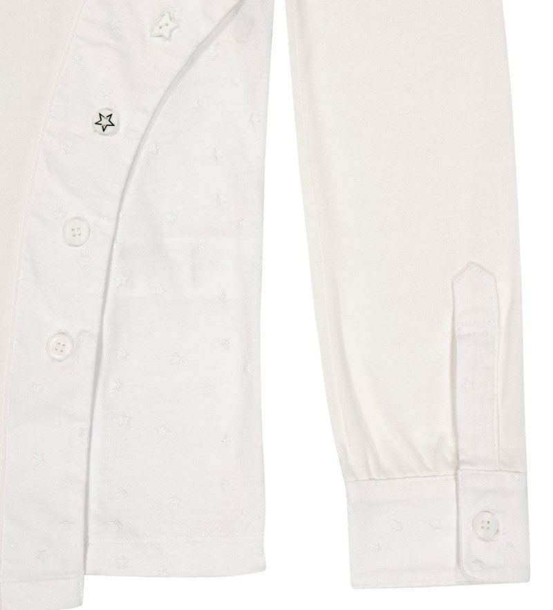 Starcut Jersey Collar Tee / Off White