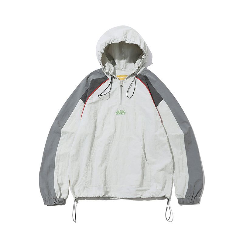 MAINBOOTH（メインブース）の「Run-up Nylon Anorak(LIGHT GRAY)（Jackets/Outerwear）」