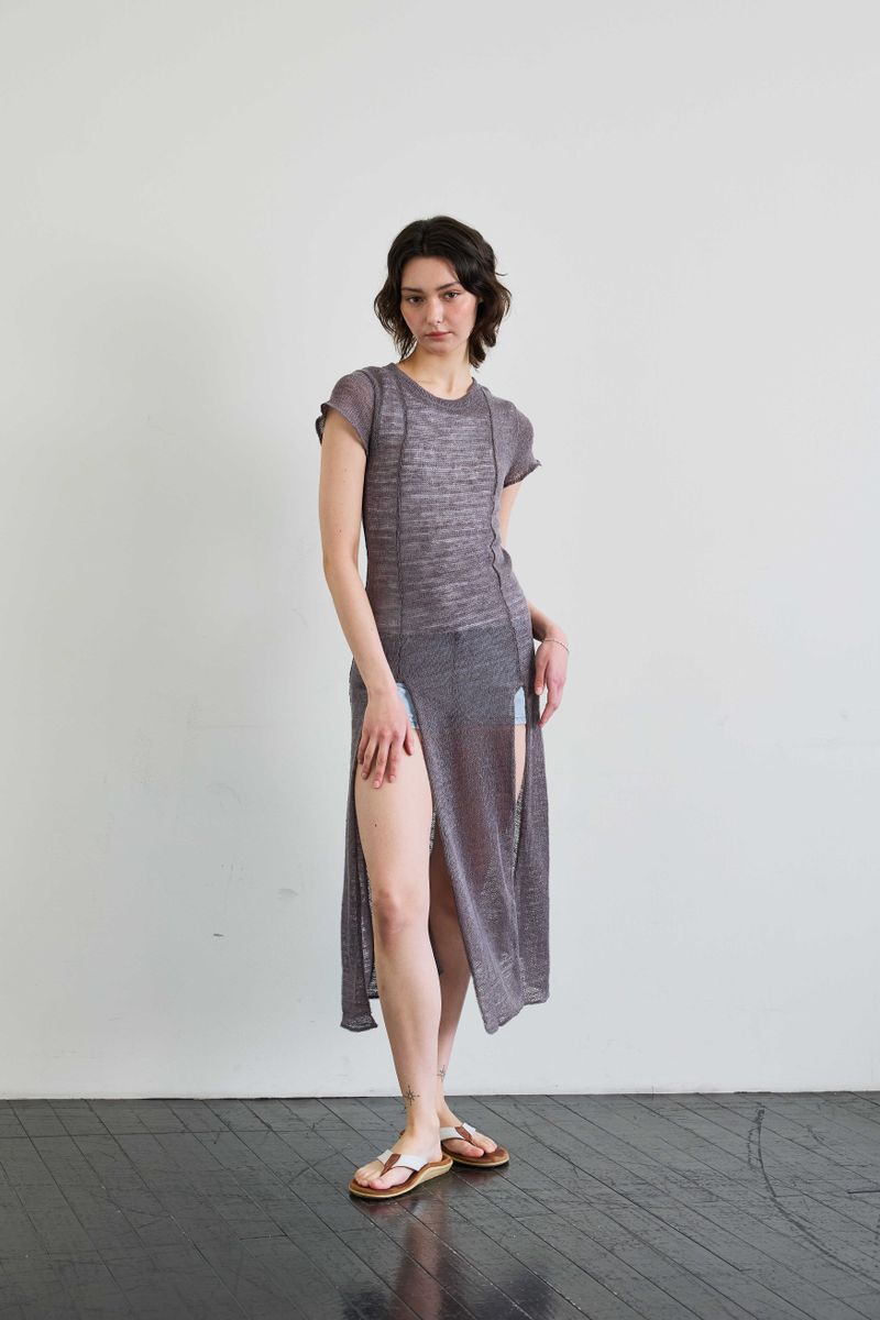 WITTY KNIT ONE-PIECE / MOCHA