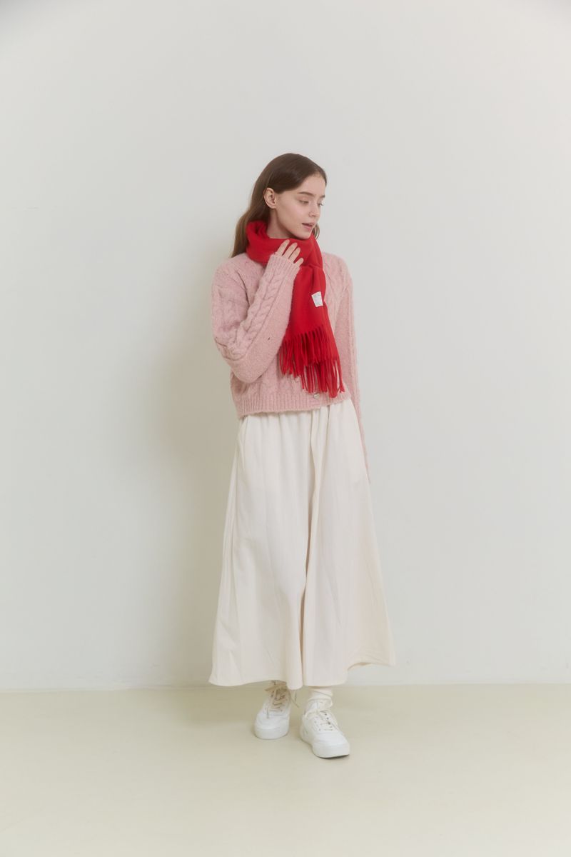 PLUSH WOOL MUFFLER