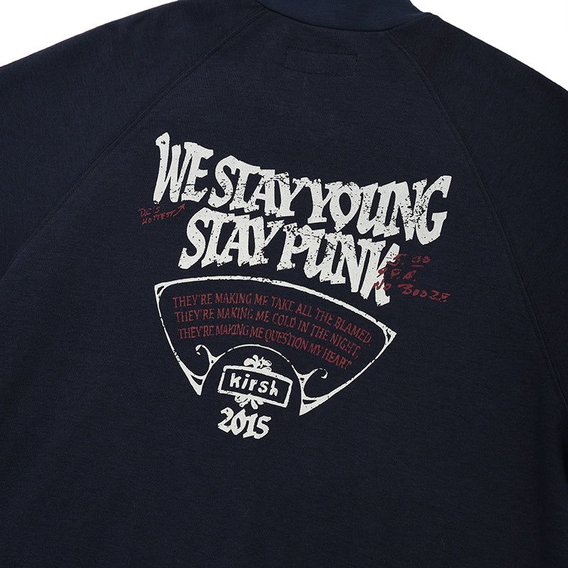 PUNK TRACK ZIP UP [DARK NAVY]